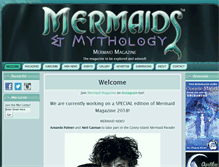 Tablet Screenshot of mermaidmagazine.com